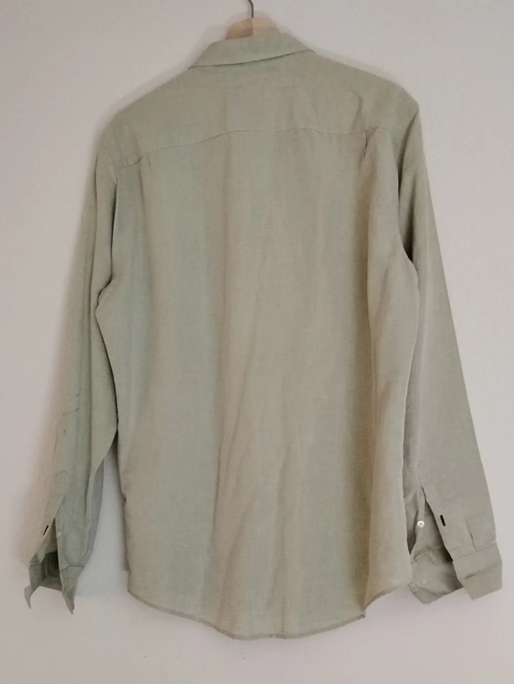 Banana Republic Italian Linen Cotton Sage Button-Up Shirt